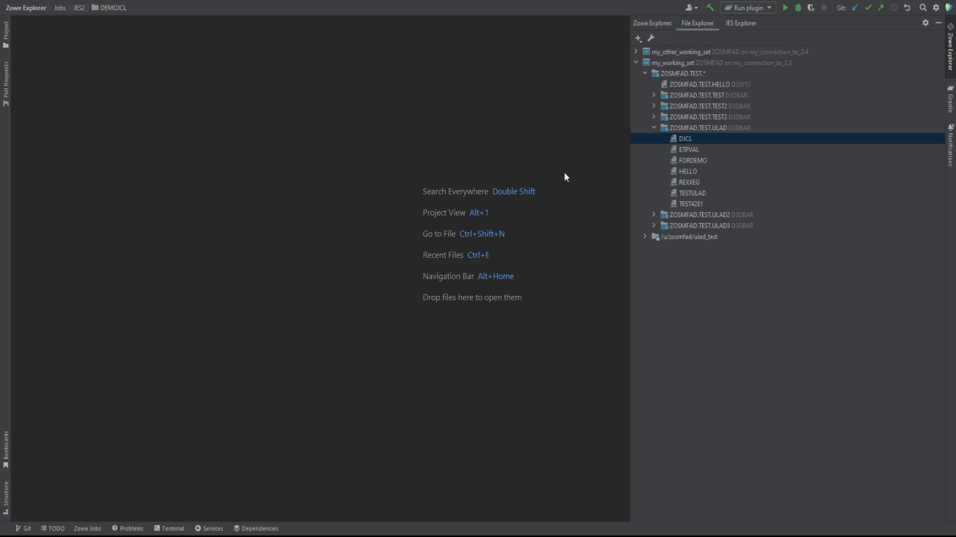 "Submit Job" feature